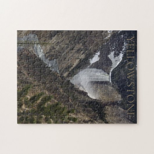 Nationaal park benedengeelsteen Herfsten Yellowsto Legpuzzel (Horizontaal)