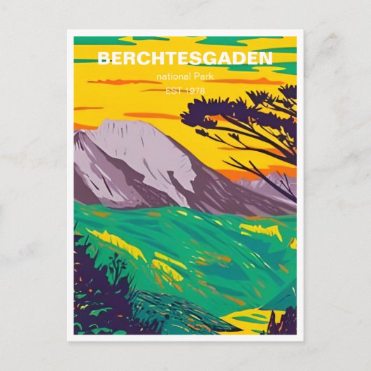  Nationaal Park Berchtesgaden Duitsland Briefkaart (Voorkant)
