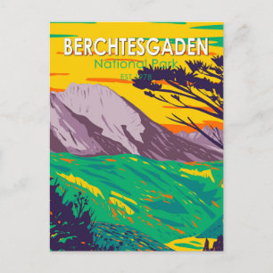 Nationaal park Berchtesgaden Duitsland  Briefkaart