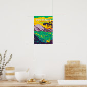 Nationaal Park Berchtesgaden Duitsland Retro Poster (Keuken)
