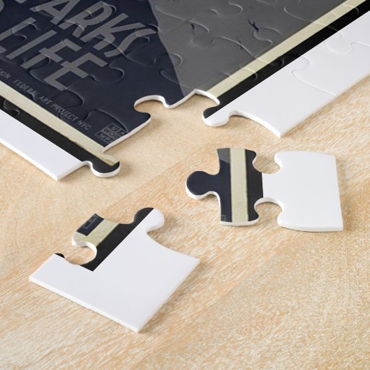  nationaal park bergschaap reis Puzzle Legpuzzel (Zijkant)