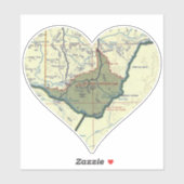 Nationaal park Big Bend 1955 Sticker (Vel)