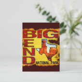 Nationaal park Big Bend Briefkaart (Staand voorkant)