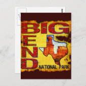 Nationaal park Big Bend Briefkaart (Voorkant / Achterkant)