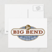 Nationaal park Big Bend Briefkaart (Voorkant / Achterkant)