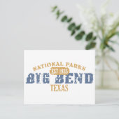 Nationaal park Big Bend Briefkaart (Staand voorkant)