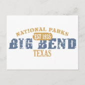 Nationaal park Big Bend Briefkaart (Voorkant)