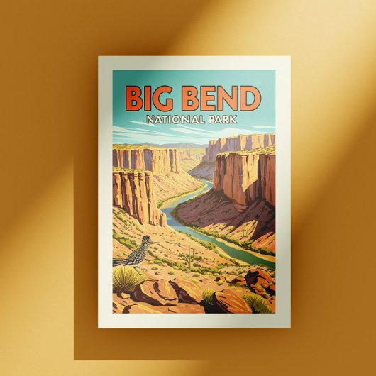  nationaal park Big Bend Briefkaart