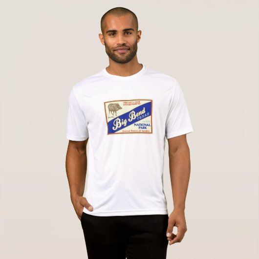 Nationaal park Big Bend (Javelina) T-shirt (Voorkant volledig)