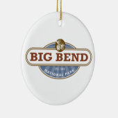 Nationaal park Big Bend Keramisch Ornament (Rechts)