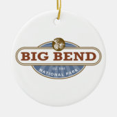 Nationaal park Big Bend Keramisch Ornament (Voorkant)