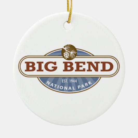 Nationaal park Big Bend Keramisch Ornament (Voorkant)