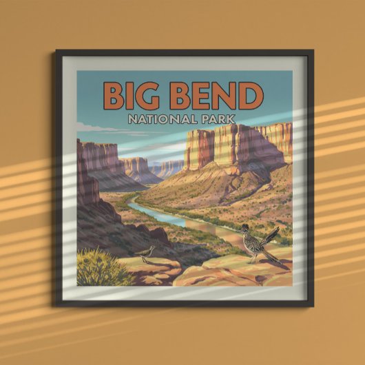 nationaal park Big Bend Poster
