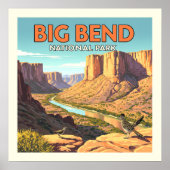 nationaal park Big Bend Poster (Voorkant)