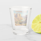  nationaal park Big Bend Shot Glas (Achterkant)