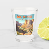  nationaal park Big Bend Shot Glas (Voorkant)