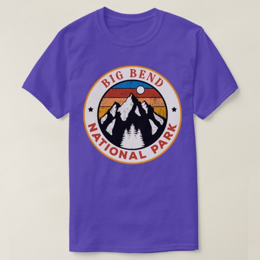 Nationaal Park Big Bend T-shirt (Design voorkant)