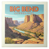  nationaal park Big Bend Tegeltje (Voorkant)