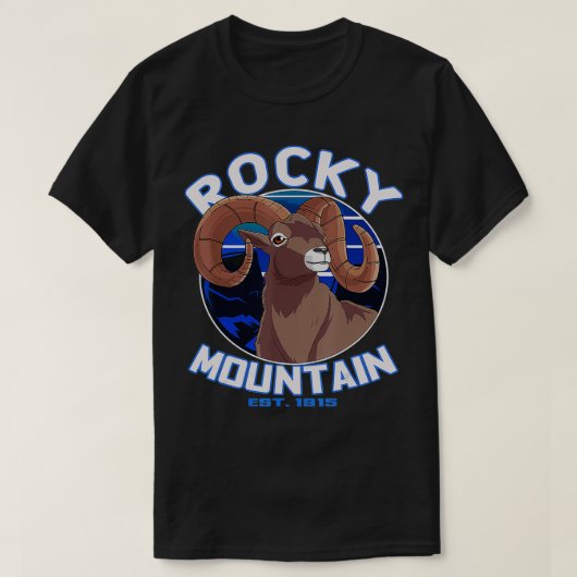 Nationaal Park Bighorn Sheep T-shirt (Design voorkant)