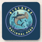 Nationaal Park Biscayne Bier Onderzetter (Voorkant)