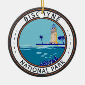 Nationaal park Biscayne Boca Chita Key Badge Keramisch Ornament (Voorkant)