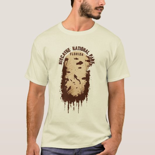 Nationaal Park Biscayne, Florida T-shirt (Voorkant)