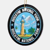 Nationaal Park Biscayne Keramisch Ornament (Links)