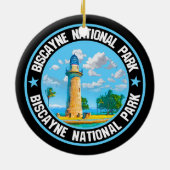 Nationaal Park Biscayne Keramisch Ornament (Achterkant)