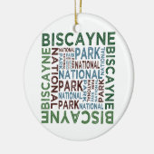 Nationaal Park Biscayne Keramisch Ornament (Links)