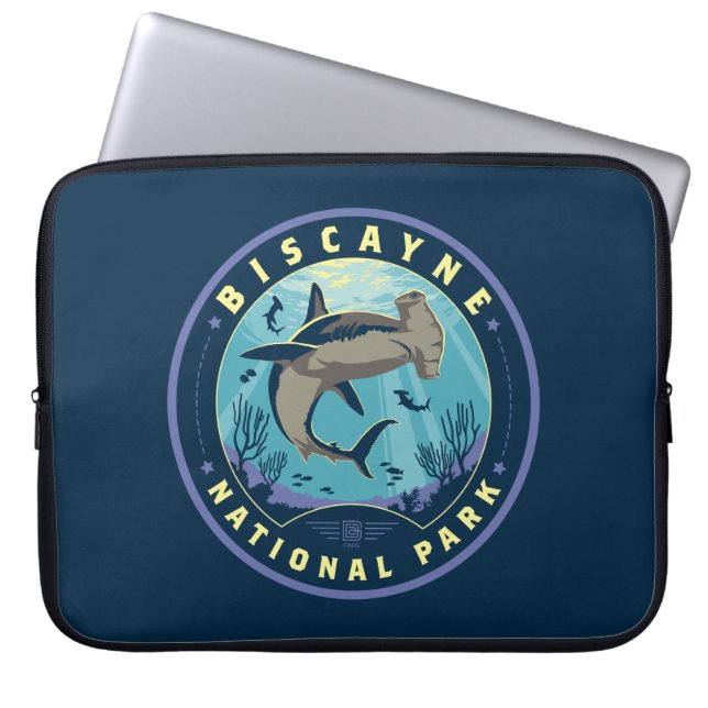 Nationaal Park Biscayne Laptop Sleeve (Voorkant)