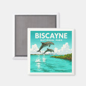 Nationaal Park Biscayne Magneet (Voorkant / Achterkant)