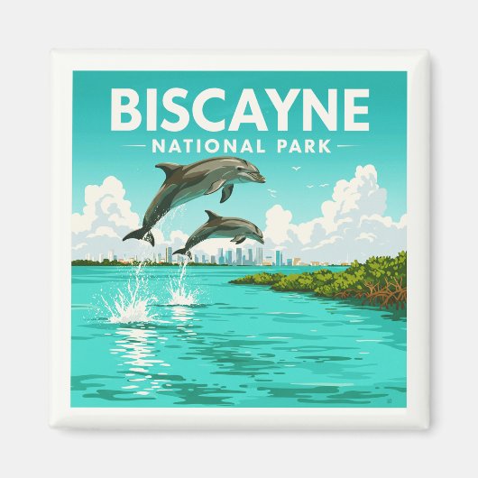 Nationaal Park  Biscayne Magneet (Voorkant)