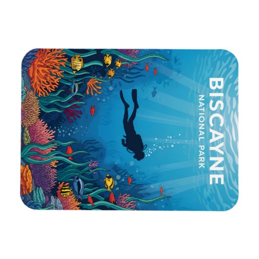 Nationaal park Biscayne Magneet (Horizontaal)