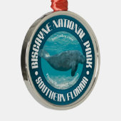 Nationaal Park Biscayne Metalen Ornament (Rechts)
