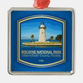Nationaal Park Biscayne (PF) Metalen Ornament (Voorkant)