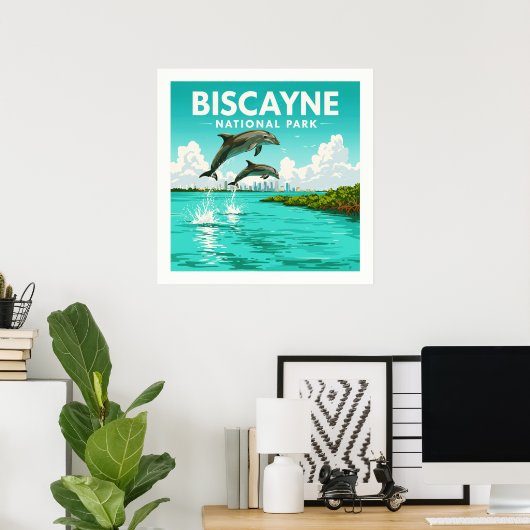 Nationaal Park  Biscayne Poster (Thuiskantoor)