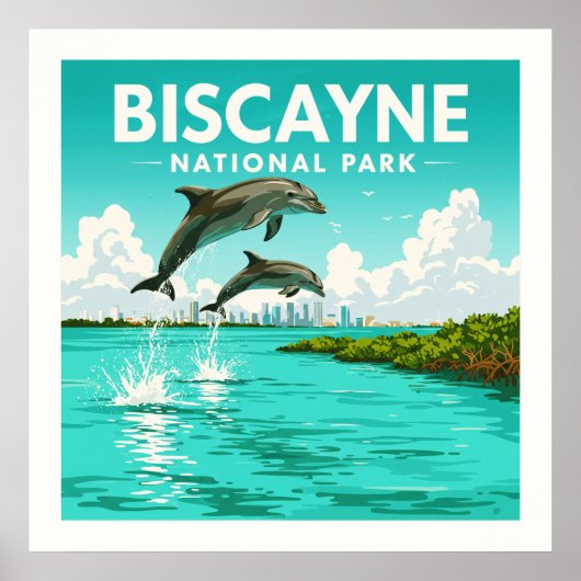 Nationaal Park  Biscayne Poster (Voorkant)