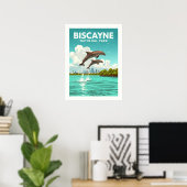 Nationaal Park  Biscayne Poster (Thuiskantoor)