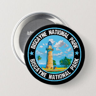 Nationaal Park Biscayne Ronde Button 7,6 Cm