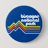 Nationaal Park Biscayne Ronde Button 7,6 Cm (Voorkant)