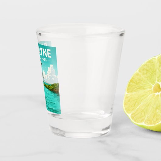 Nationaal Park  Biscayne Shot Glas (Rechts)