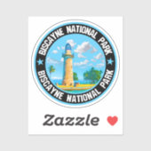 Nationaal Park Biscayne Sticker (Vel)
