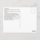 Nationaal Park Bison Fun Facts Yellowstone Briefkaart (Achterkant)