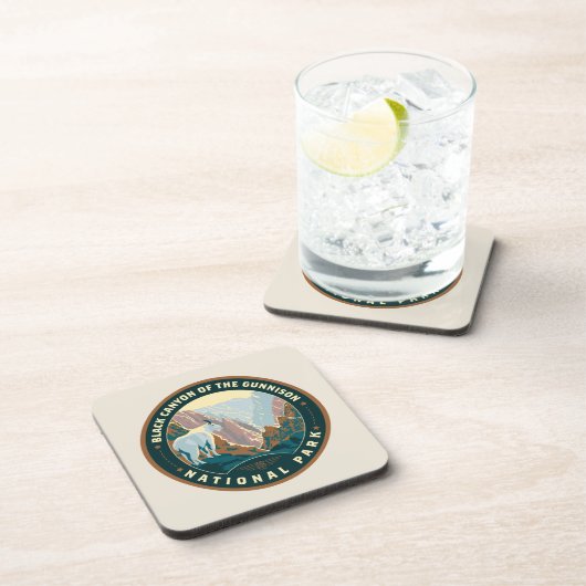 Nationaal park Black Canyon Bier Onderzetter (Rechterzijde)