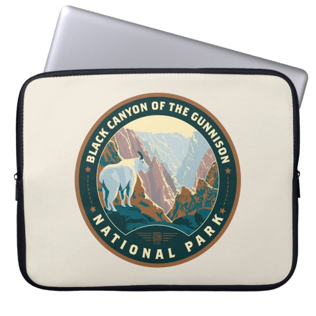Nationaal park Black Canyon Laptop Sleeve (Voorkant)