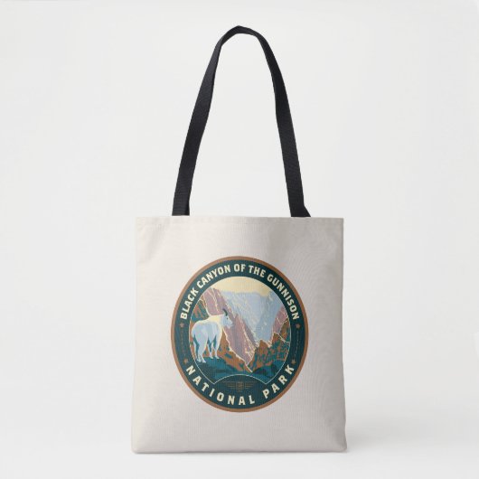 Nationaal park Black Canyon Tote Bag (Voorkant)