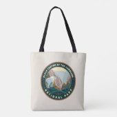 Nationaal park Black Canyon Tote Bag (Achterkant)