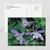 Nationaal Park Blauwe Columbus, Rocky Mountain Briefkaart (Voorkant / Achterkant)