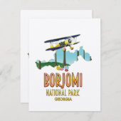 Nationaal park Borjomi Georgia (Voorkant / Achterkant)