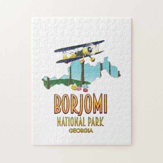 Nationaal park Borjomi Georgia Legpuzzel (Verticaal)